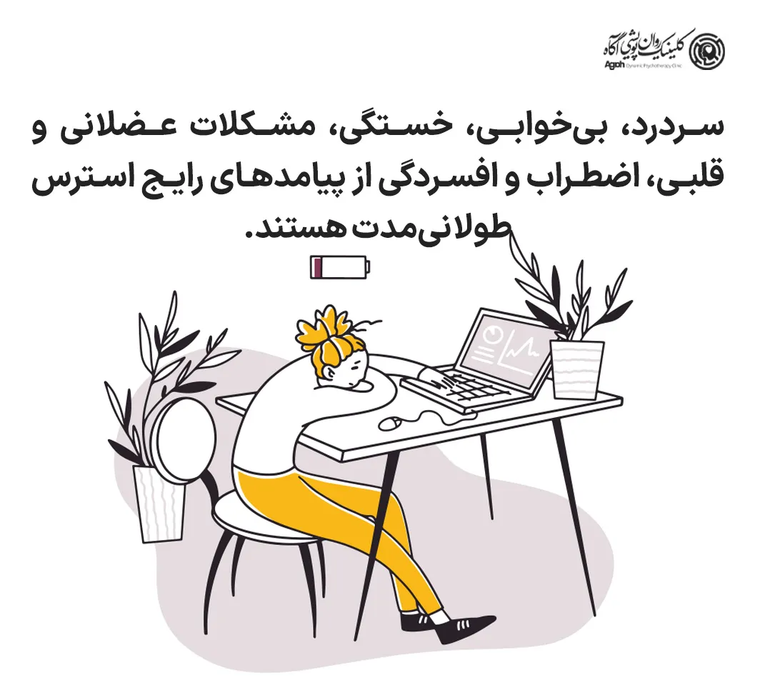 عوارض و پیامدهای استرس شغلی