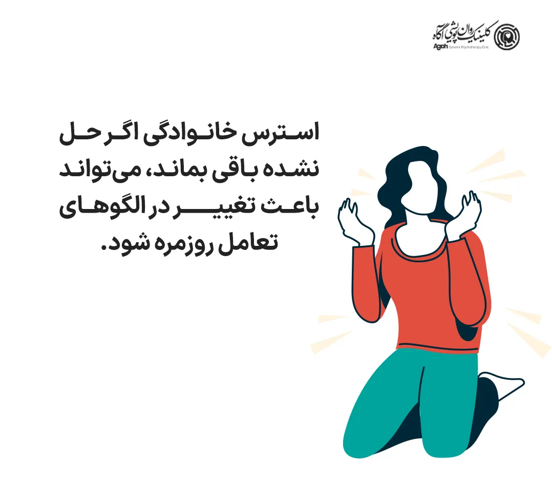 تأثیرات رفتاری و احساسی ناشی از استرس خانوادگی
