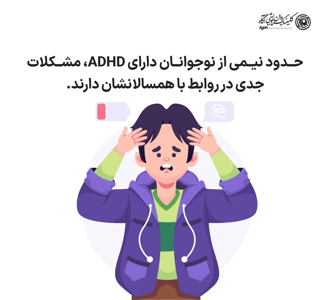 تأثیر ADHD بر زندگی تحصیلی و اجتماعی نوجوانان