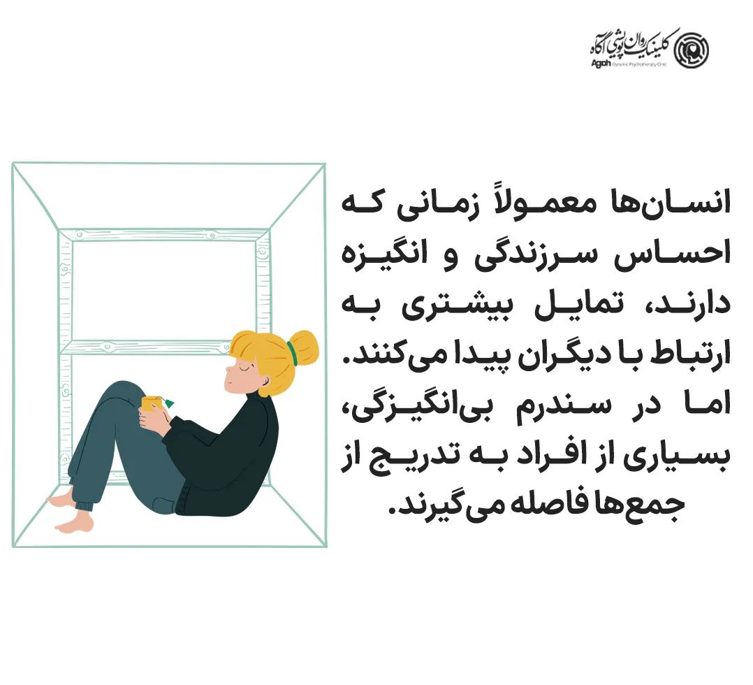 انسانها معمولاً زمانی که احساس سرزندگی و انگیزه دارند، تمایل بیشتری به ارتباط با دیگران پیدا میکنند.