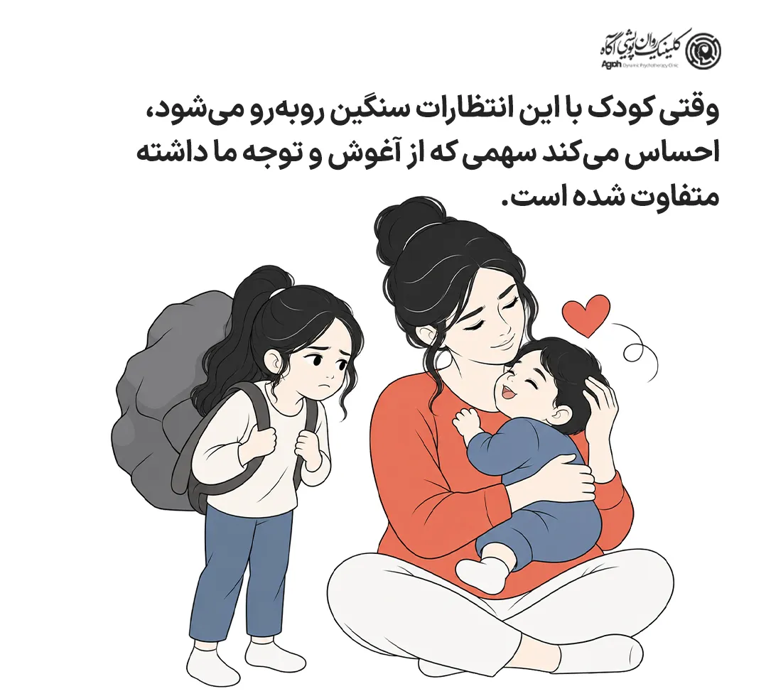 برخی رفتارهای ما ناخواسته باعث حسادت بیشتر کودکمان میشود