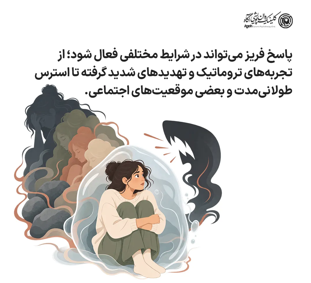 عوامل فعال شدن پاسخ فریز